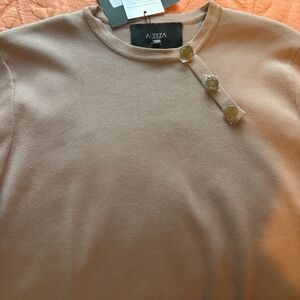 Aleeza Paris Knit Button Top